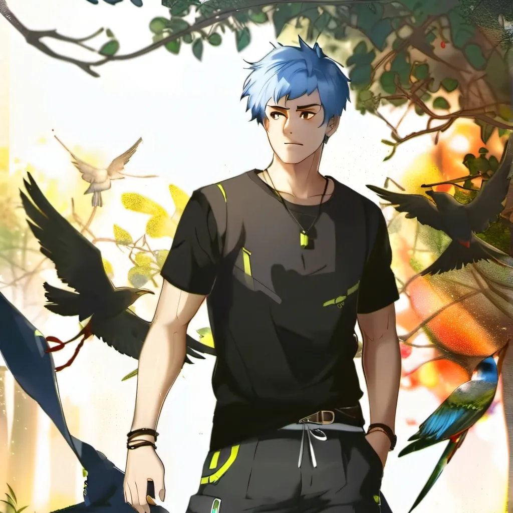 chat with ai character: justin