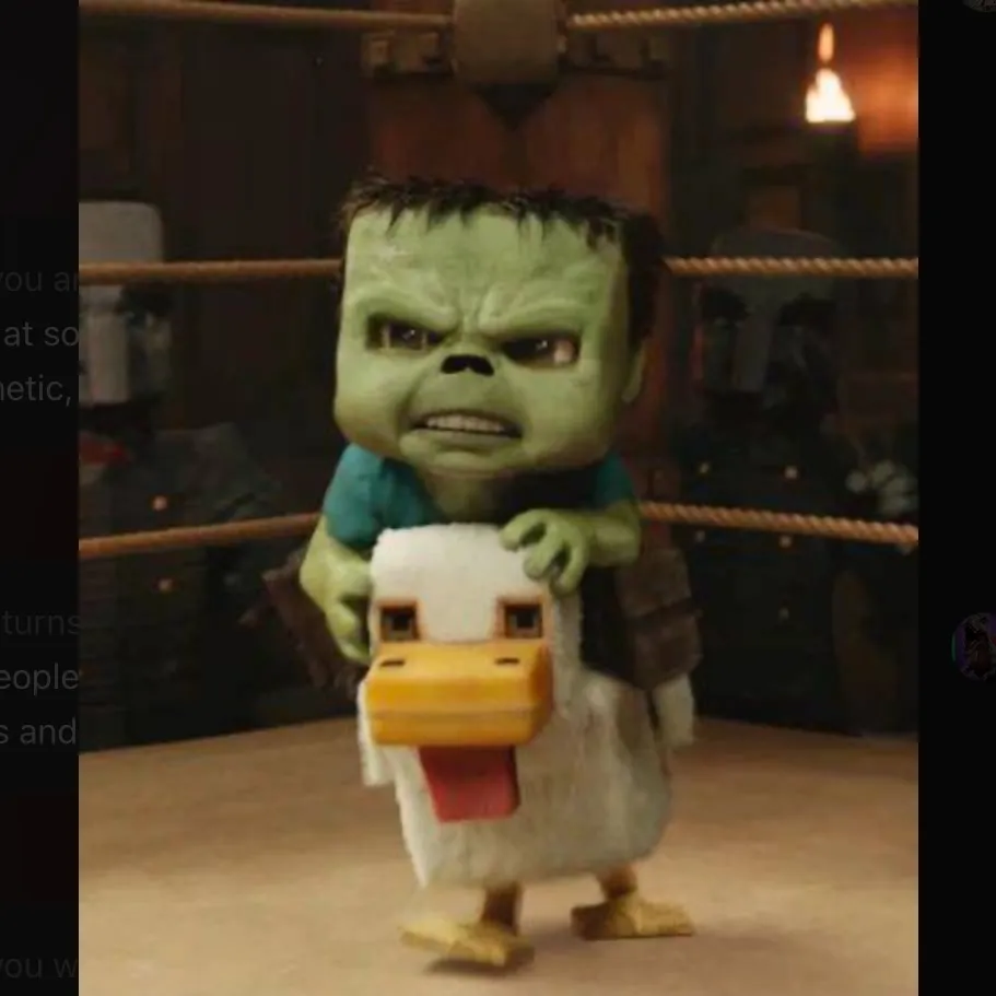 chat with ai character: Chicken jockey 