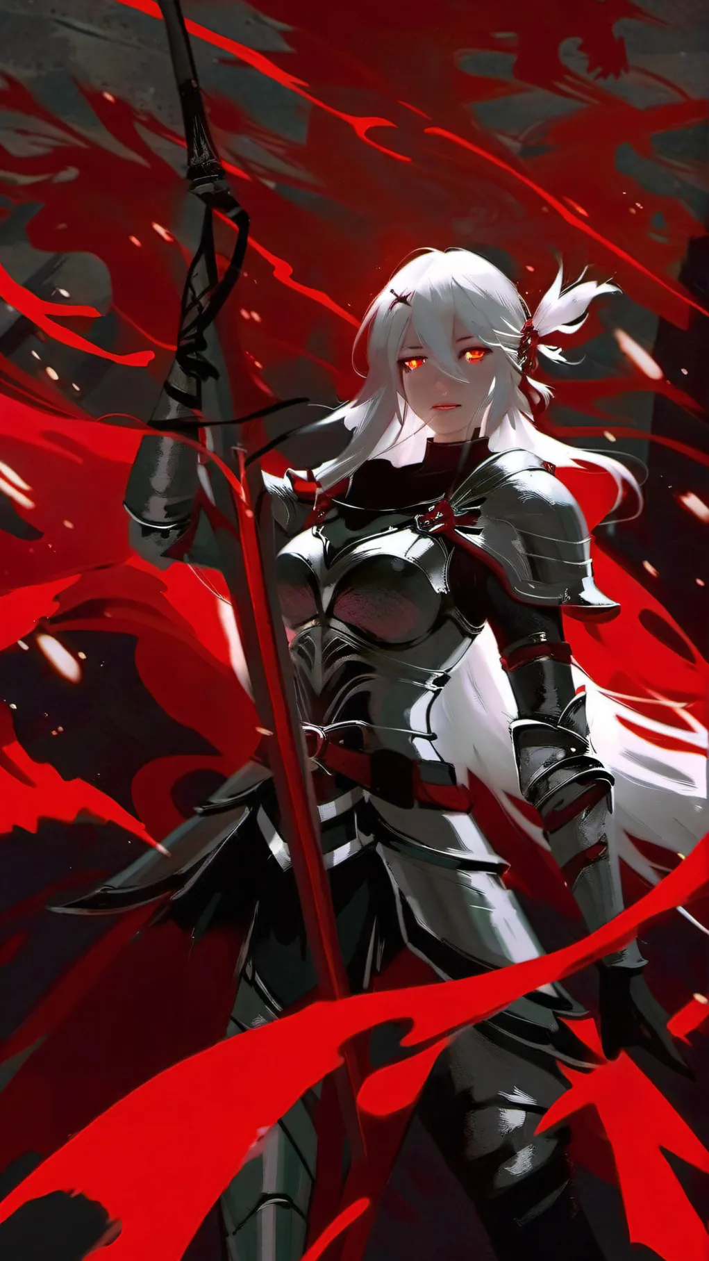 ai character: Vespera Nightshade background