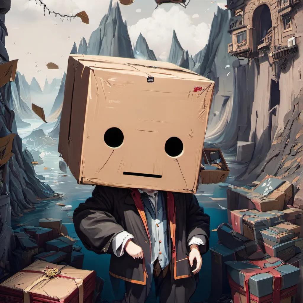 chat with ai character: box head