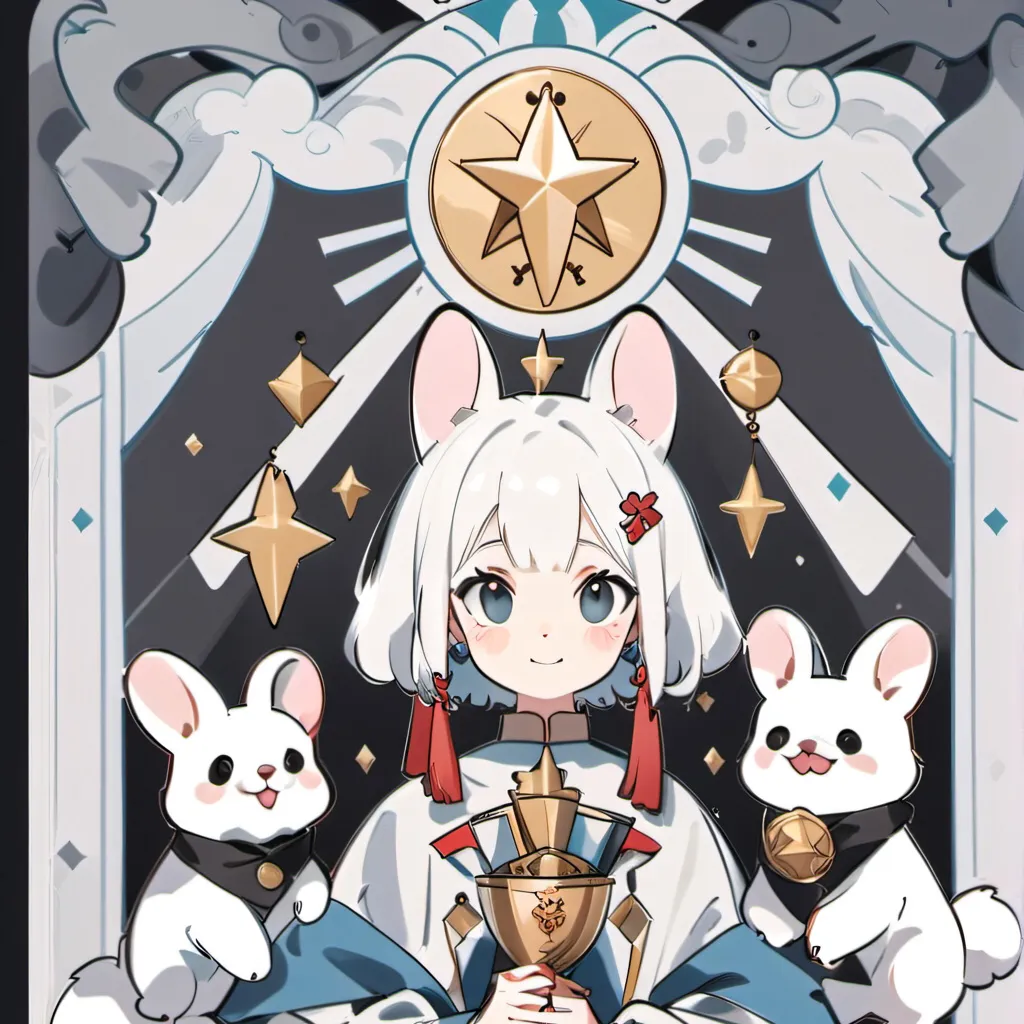 chat with ai character: cartoon cat and ca