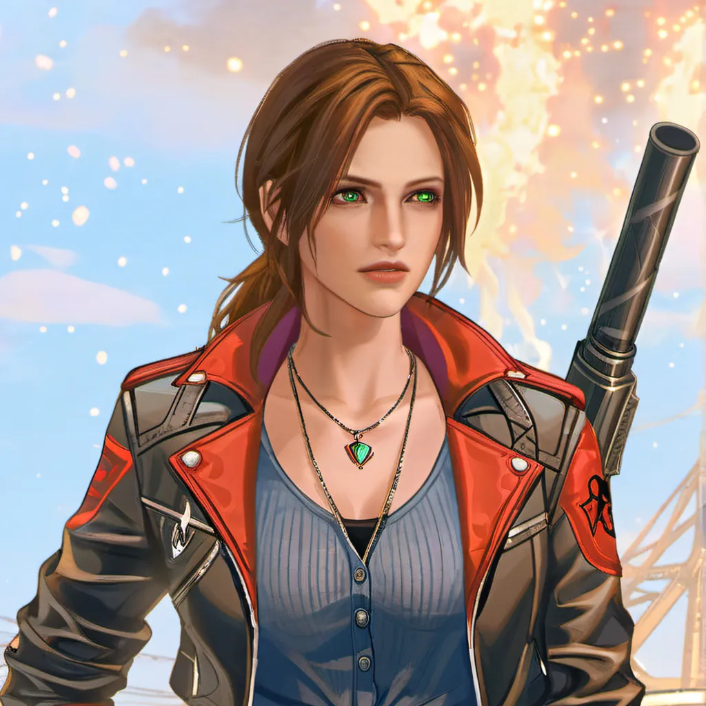 chat with ai character: Claire Redfield 