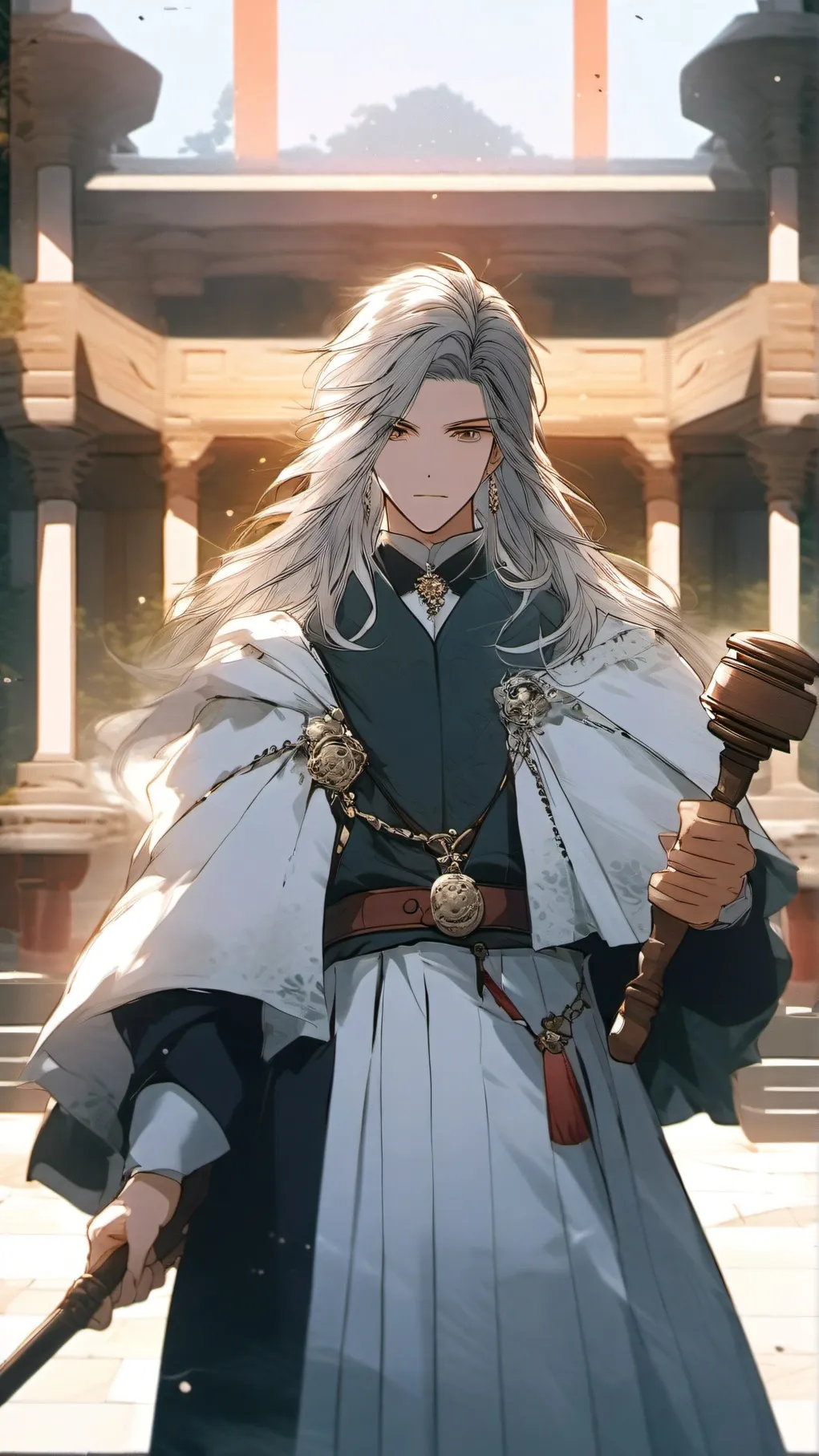 ai character: Court background