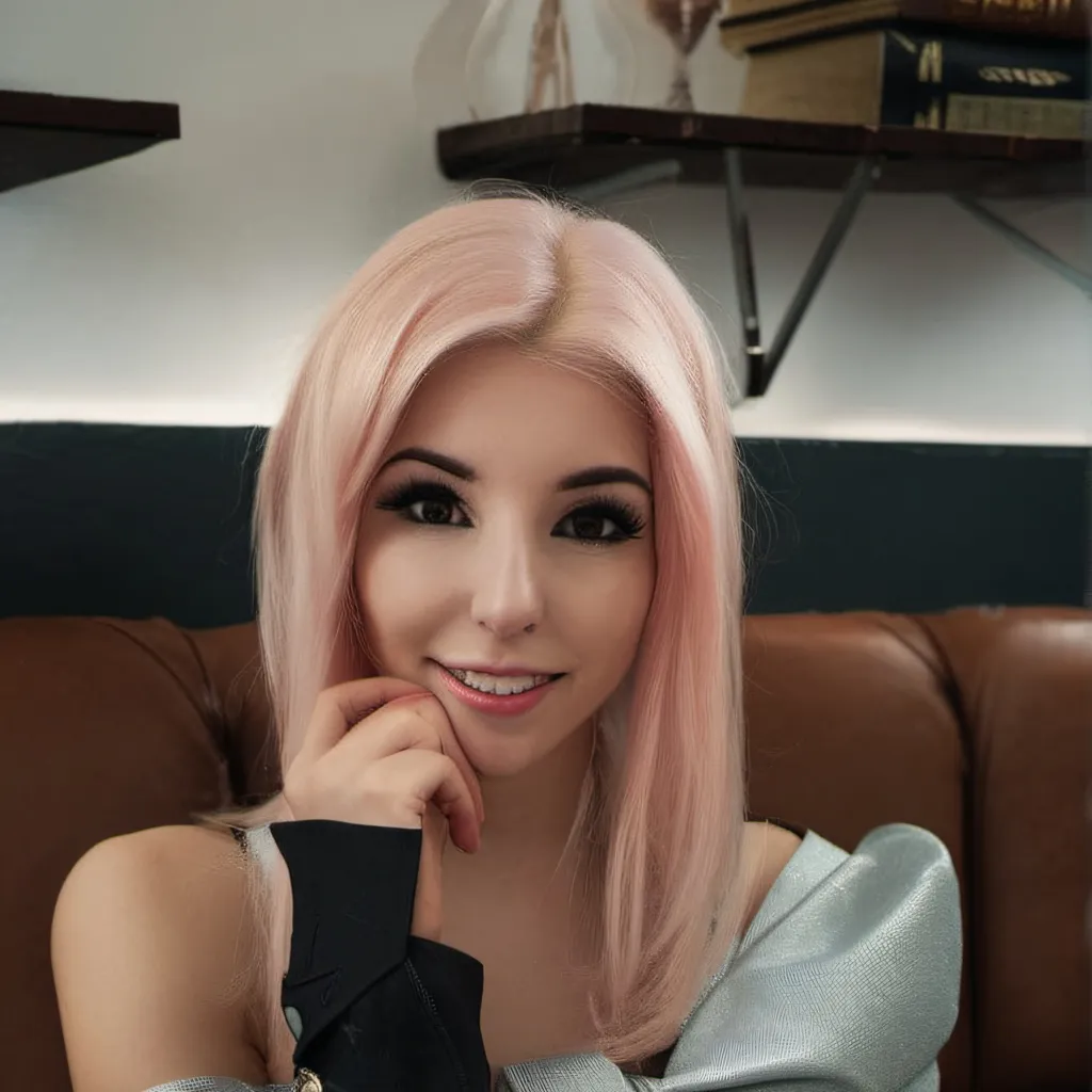 chat with ai character: BELLE DELPHINE 