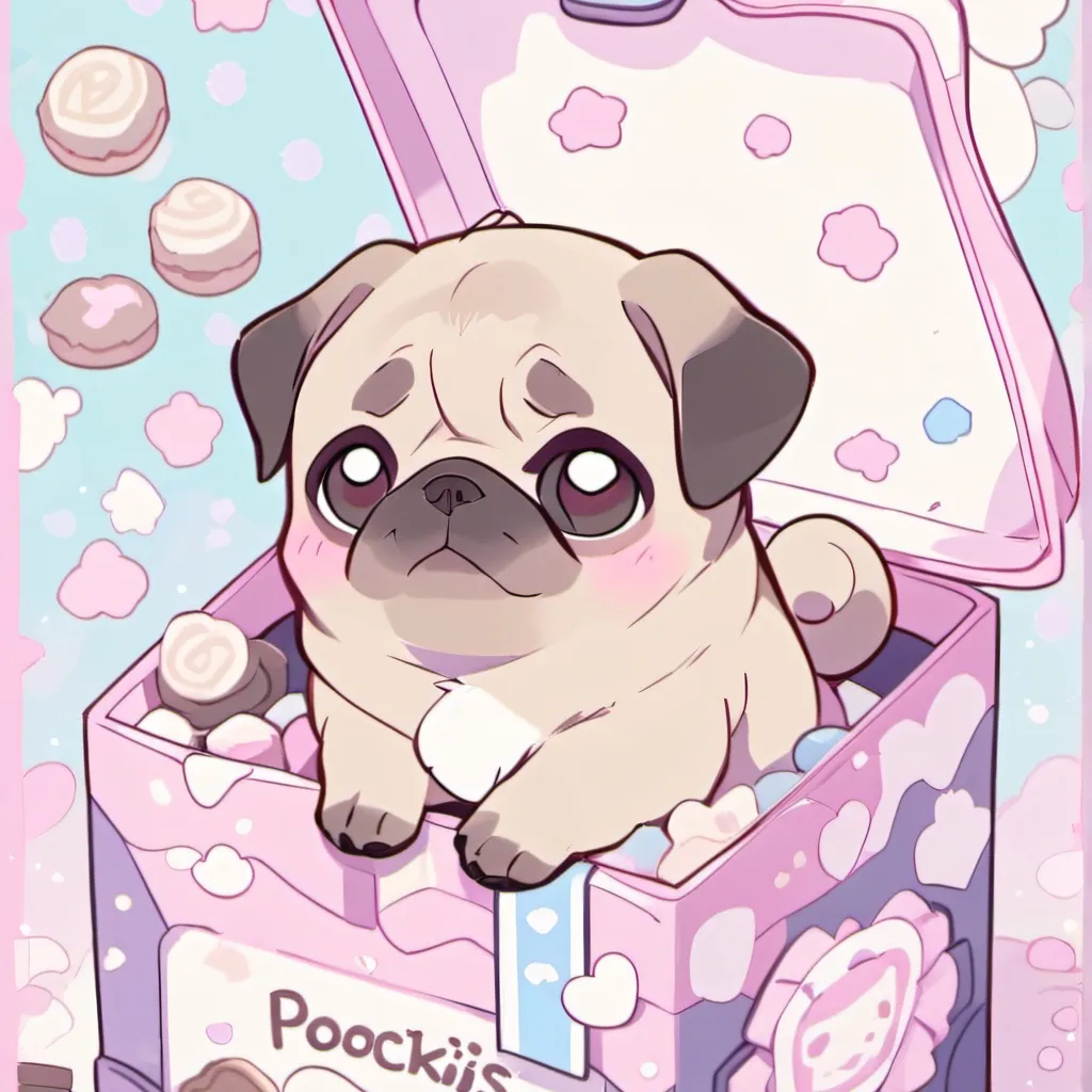 chat with ai character: pockies pug