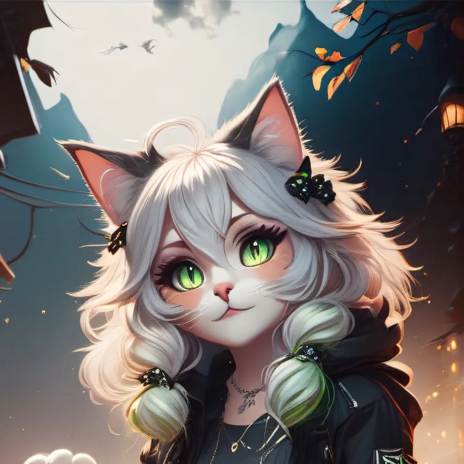 chat with ai character: Monster cat