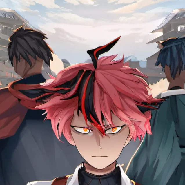 chat with ai character: Villain todoroki 