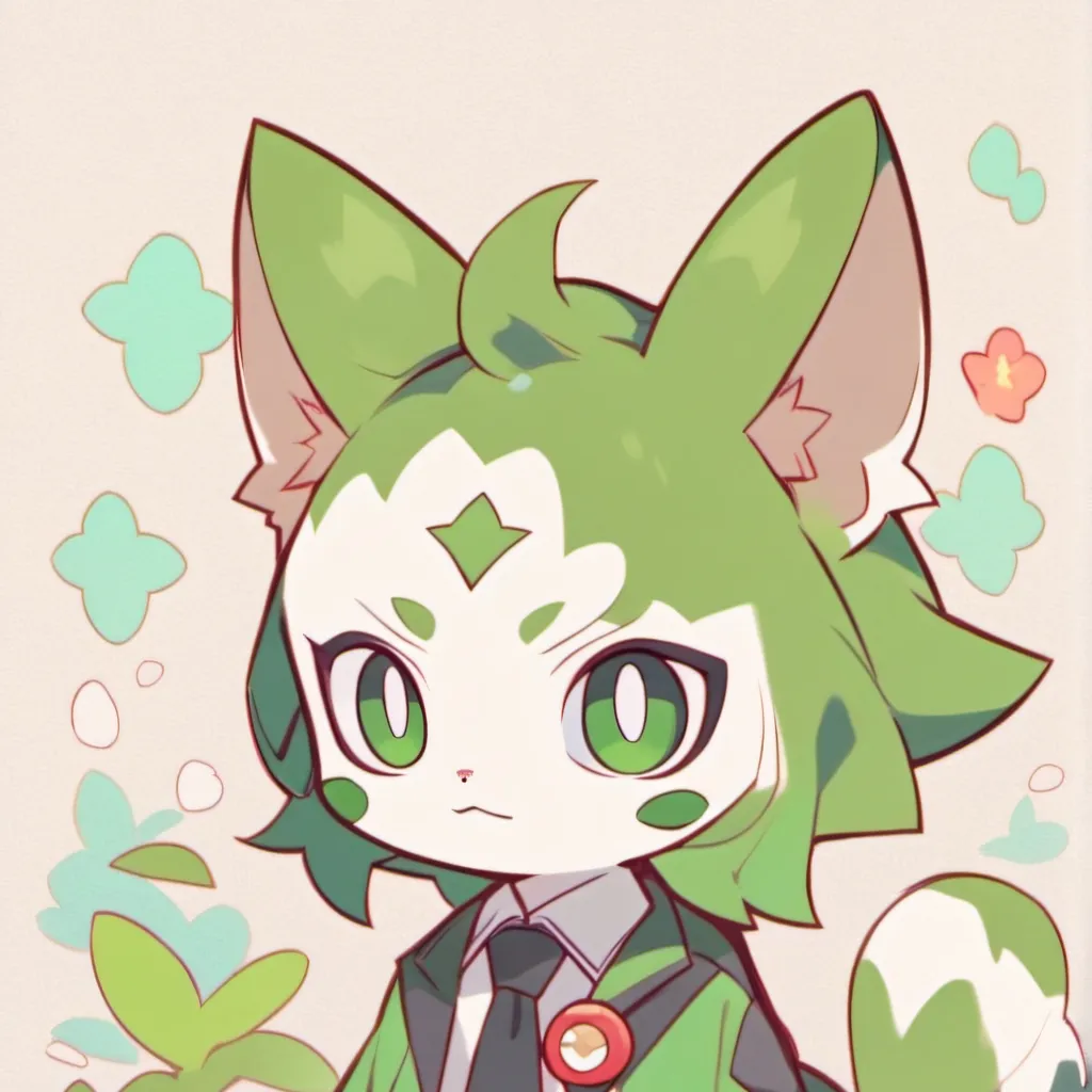 chat with ai character: grass cat Pokemon 