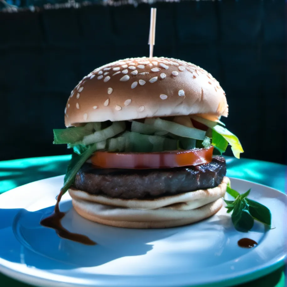 chat with ai character: burger