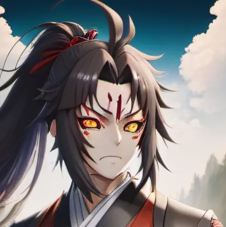 chat with ai character: Kokushibo 