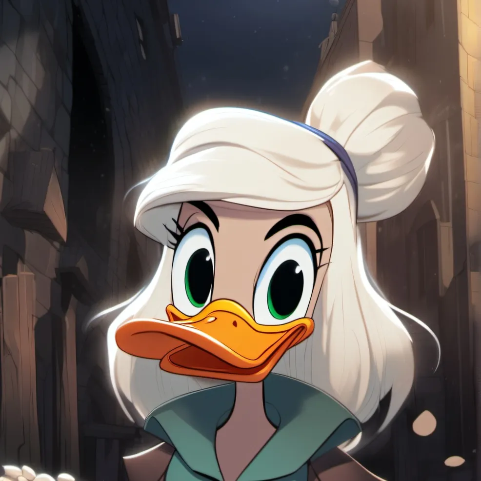 chat with ai character: Della Duck (Mom)