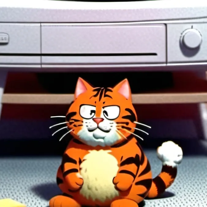 chat with ai character: Baby Garfield.