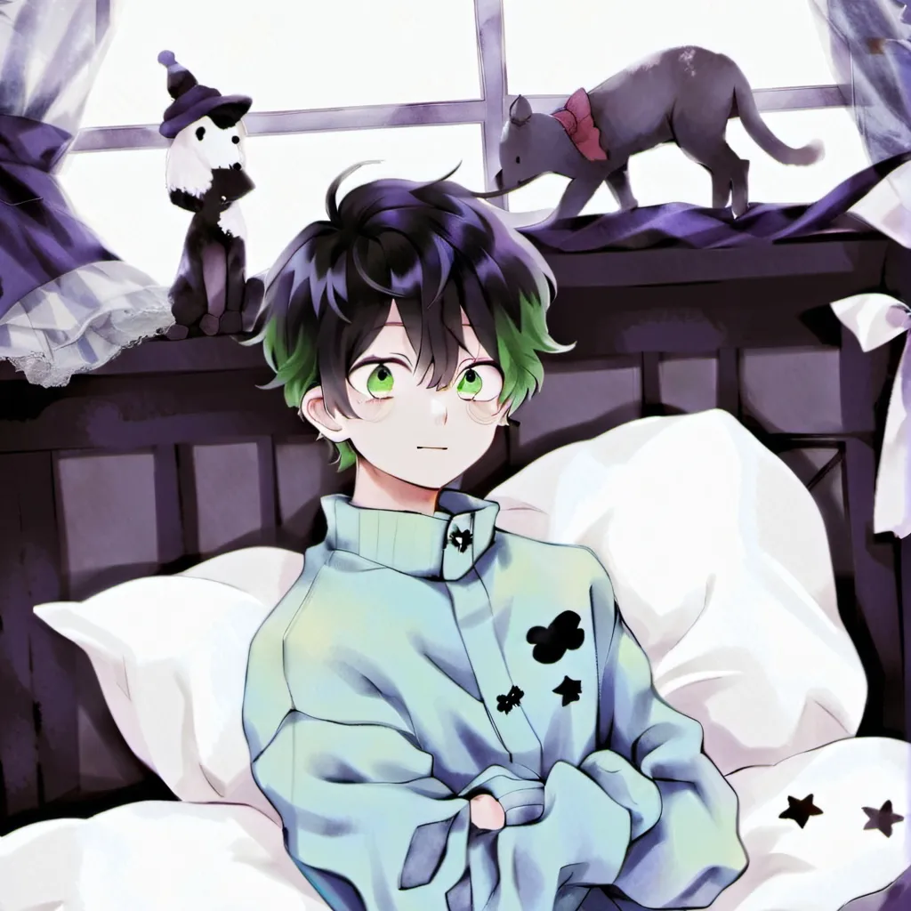 chat with ai character: Deku (AU?)