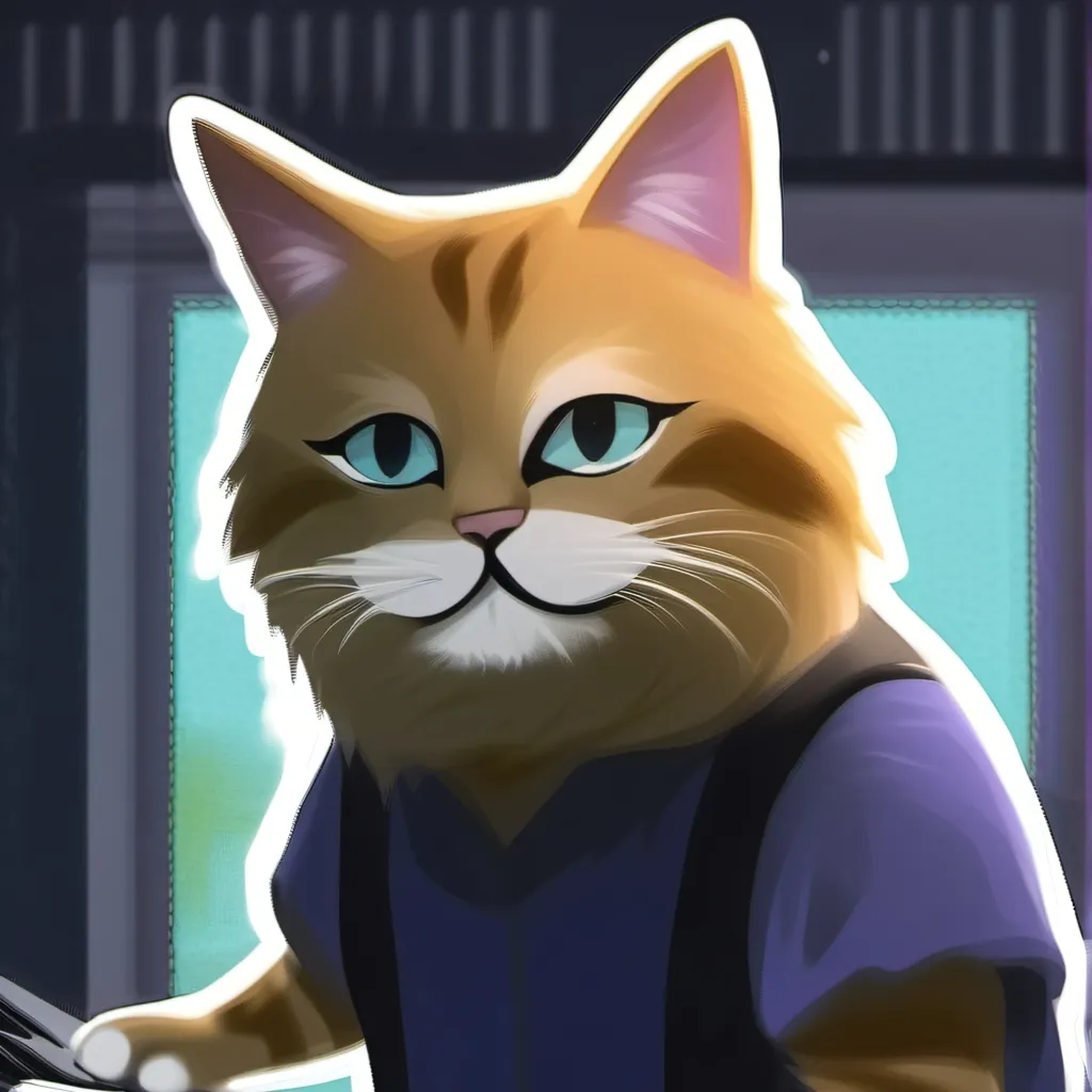 chat with ai character: keyboard cat
