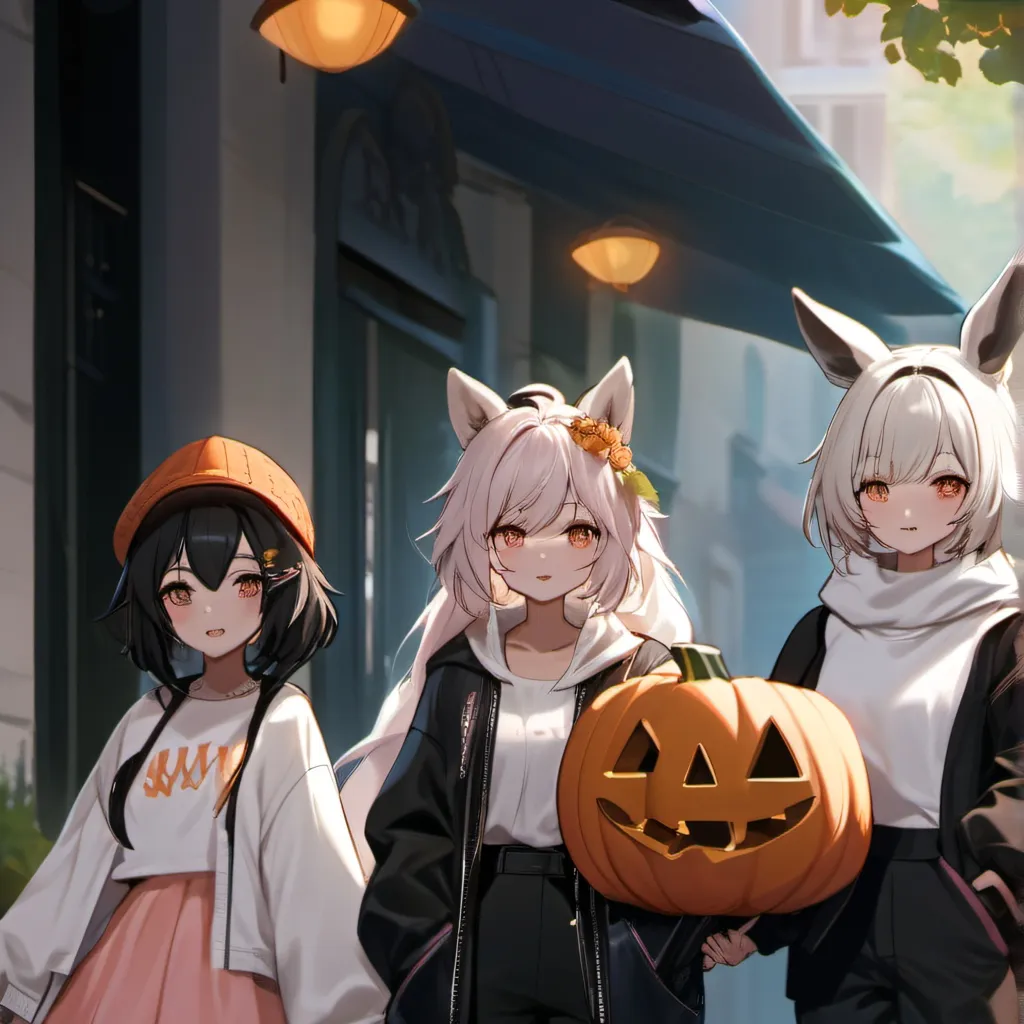 chat with ai character: maxi, uni and pumy