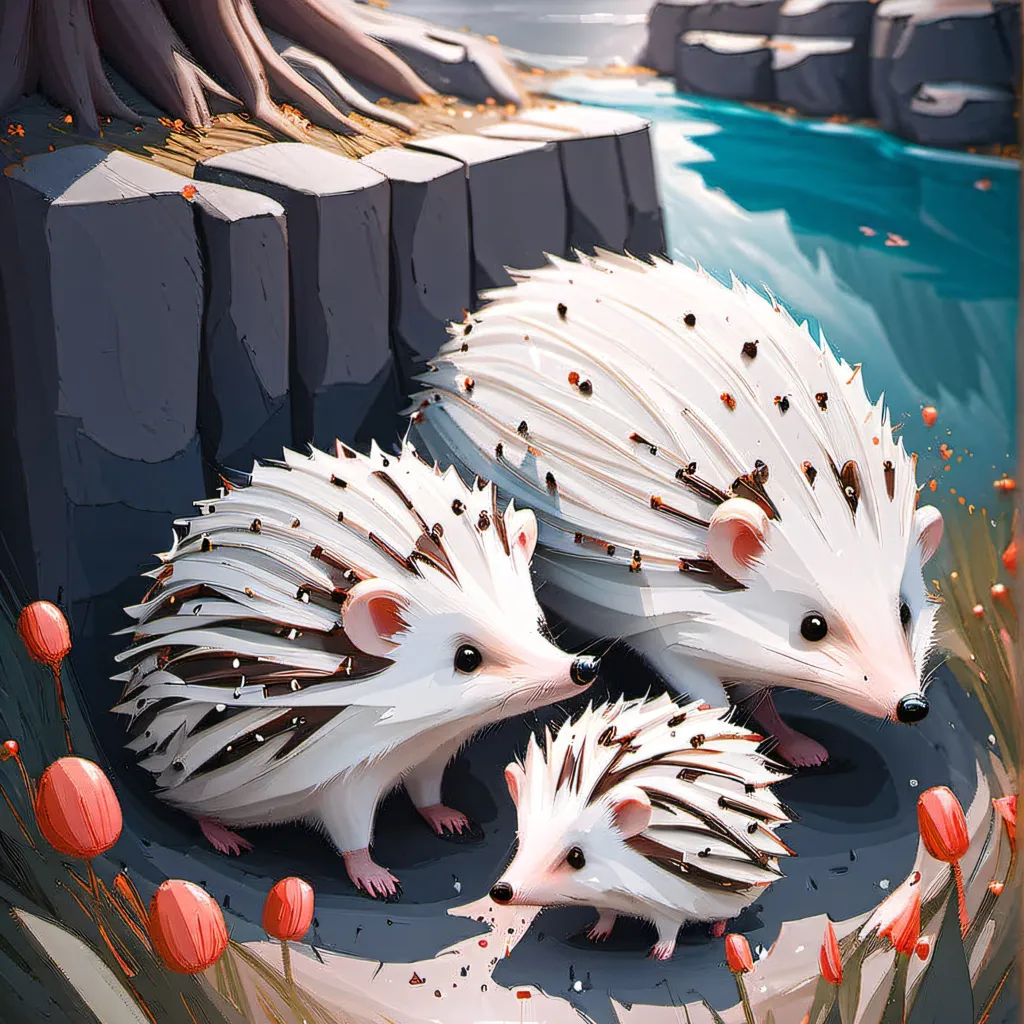 chat with ai character: Hedgehog family 