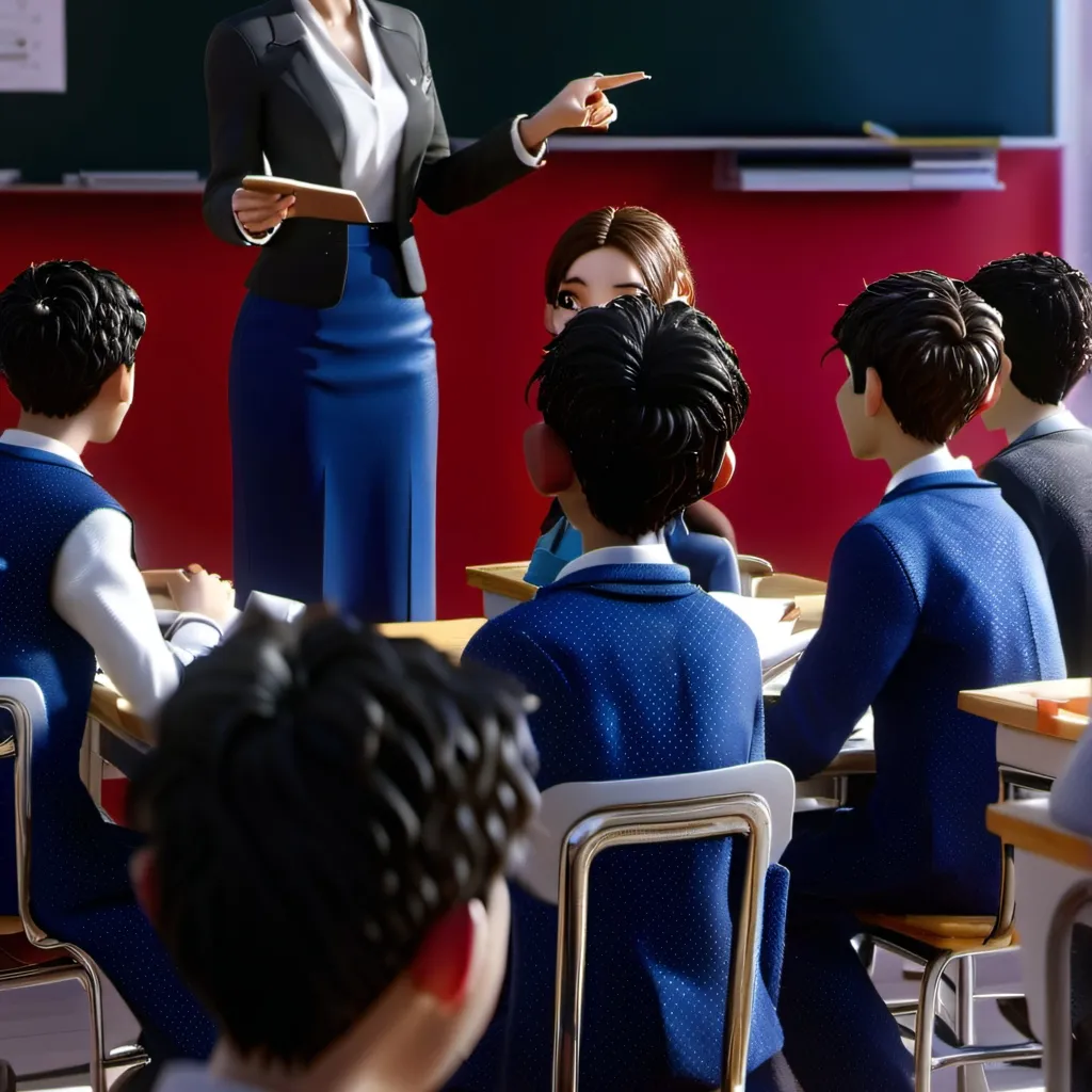 chat with ai character: new student