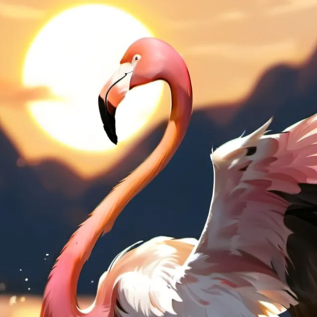 chat with ai character: flamingo kid