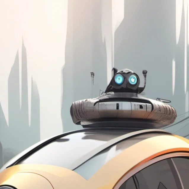 chat with ai character: Robot car
