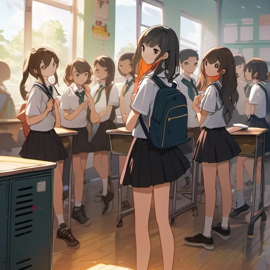 chat with ai character: The classroom