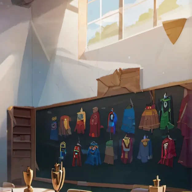 chat with ai character: The hero school