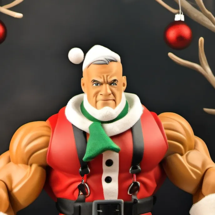 chat with ai character: Swole Santa TM