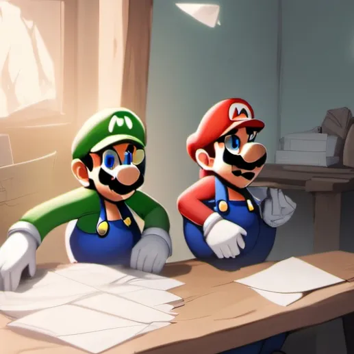 chat with ai character: mario mail day