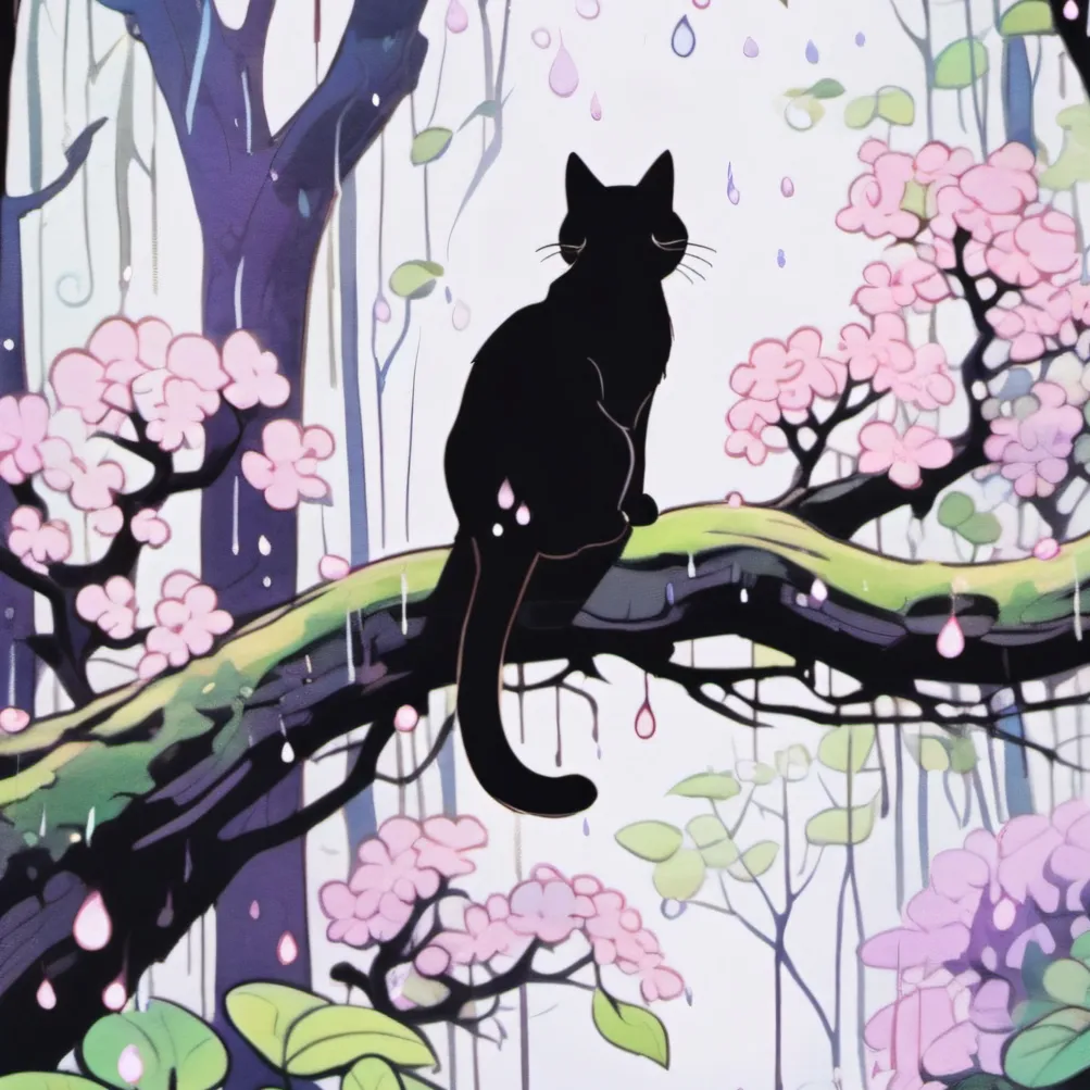 chat with ai character: lunars black cat