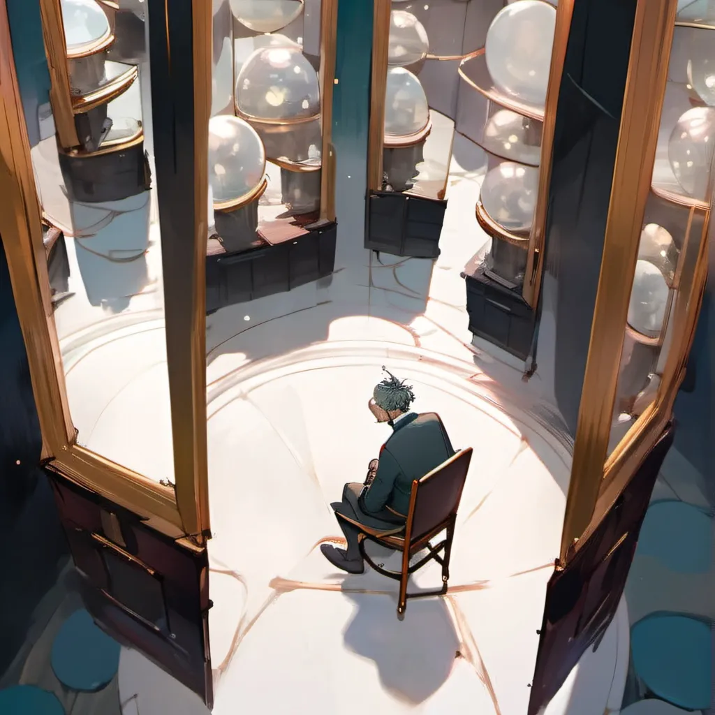 chat with ai character: mirror man