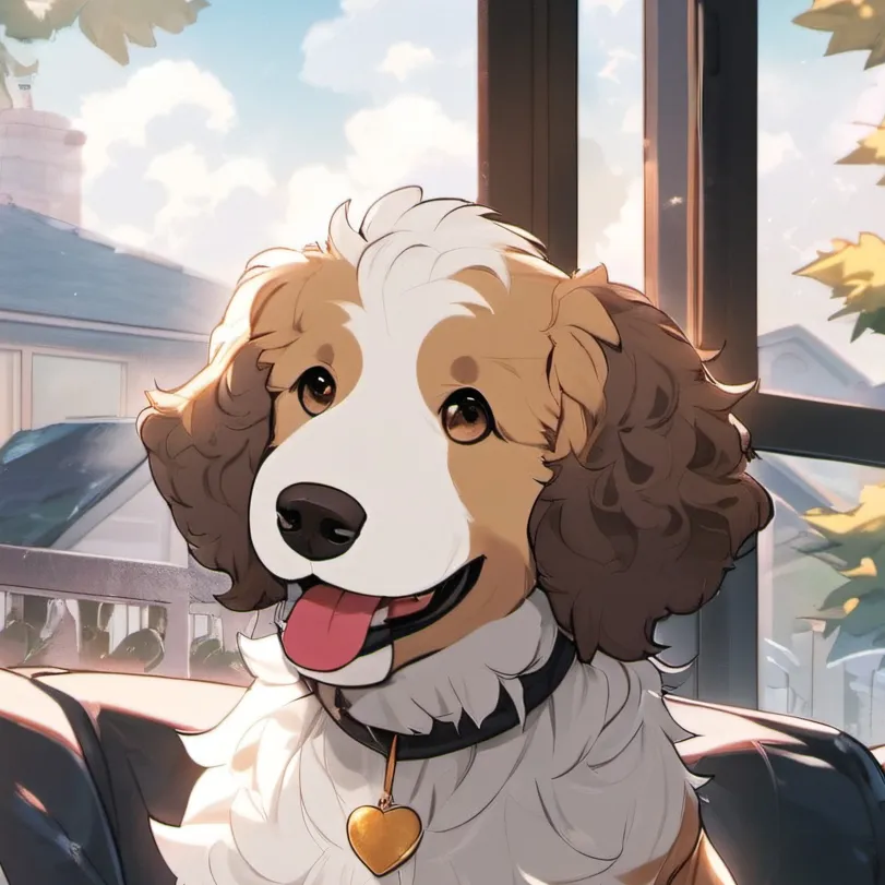 chat with ai character: Freckles the pup