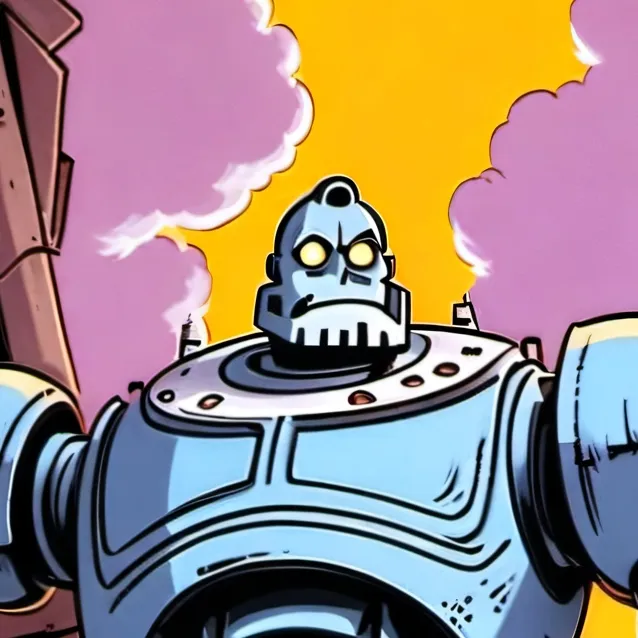 chat with ai character: the iron giant