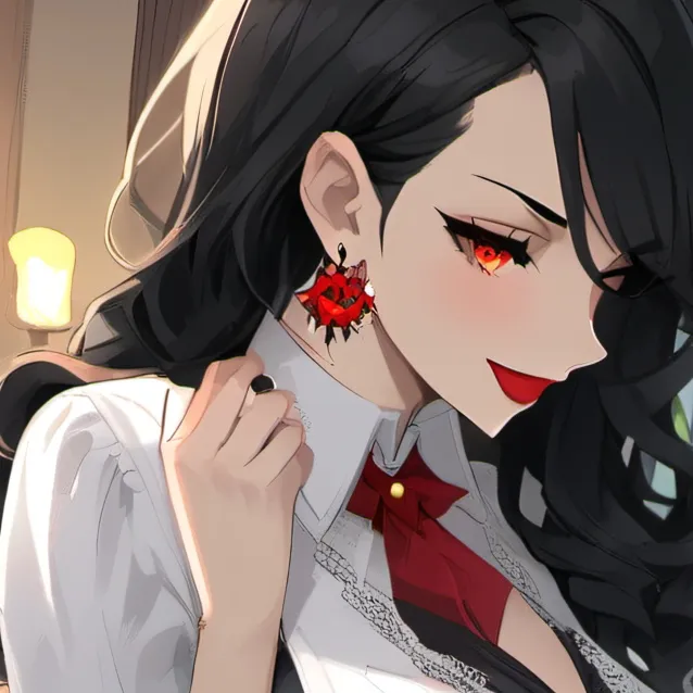 chat with ai character: Your vampire wife