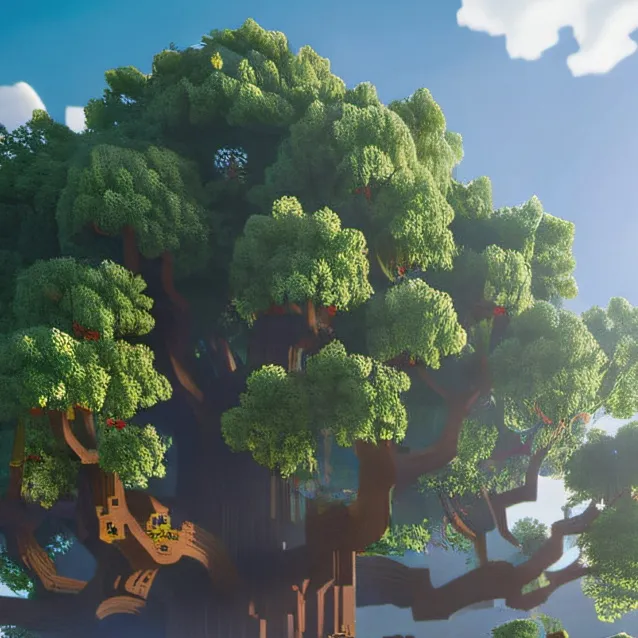 chat with ai character: minecraft world