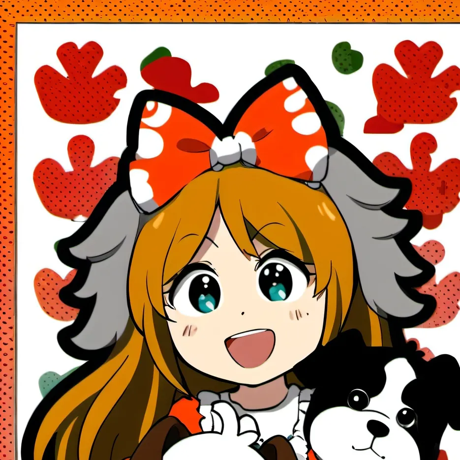 chat with ai character: girl dog day😃