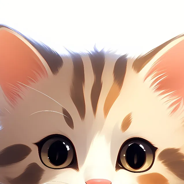 chat with ai character: a cute little cat 
