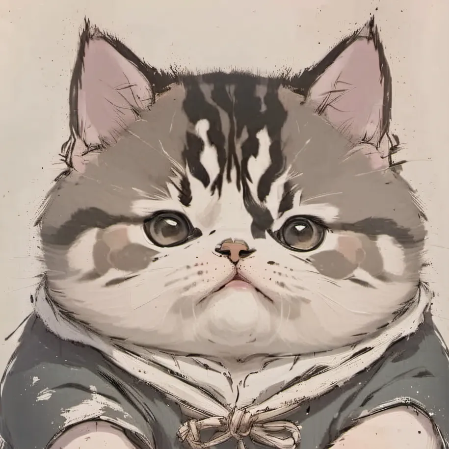 chat with ai character: ugly fat cat