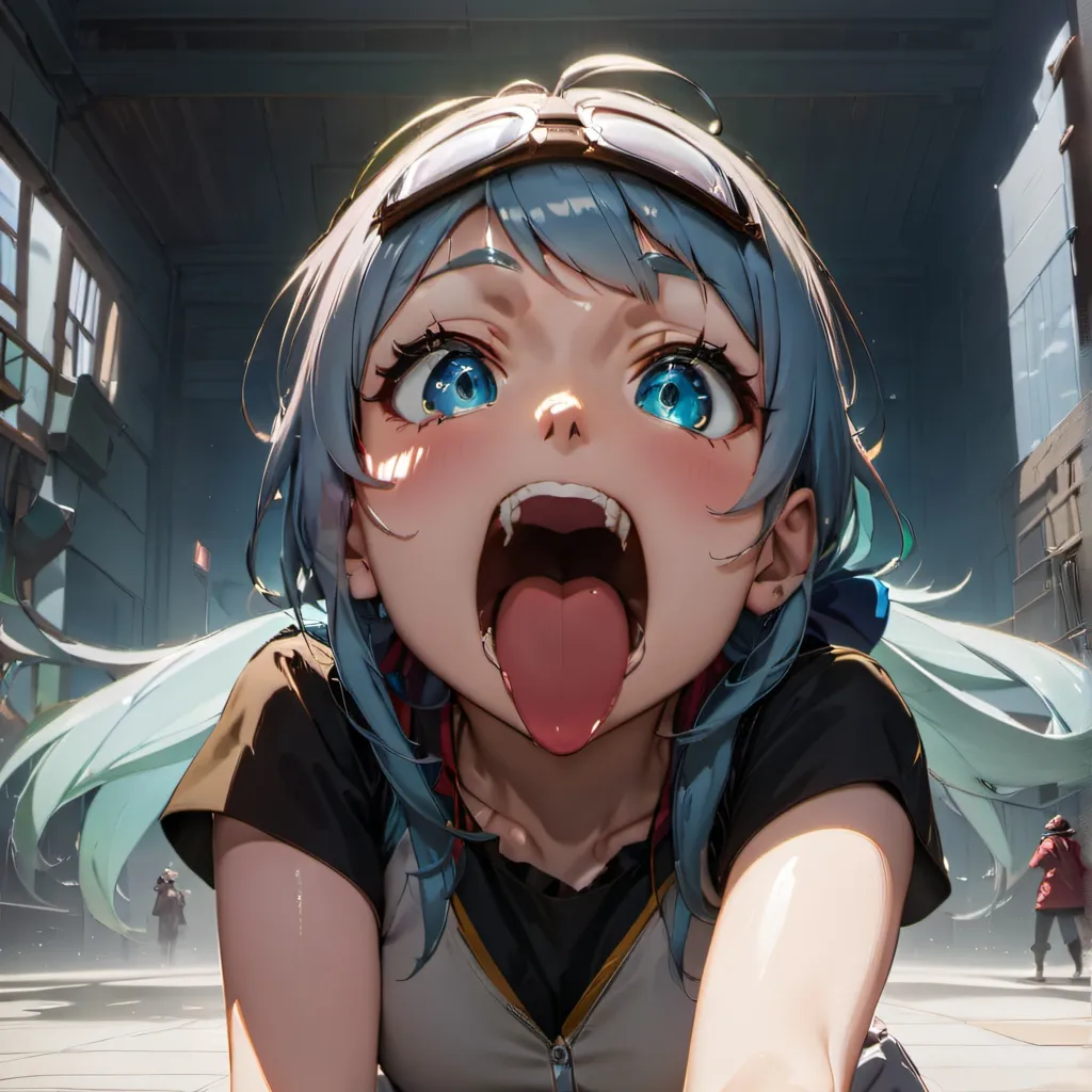 chat with ai character: Giant Hungry Girl