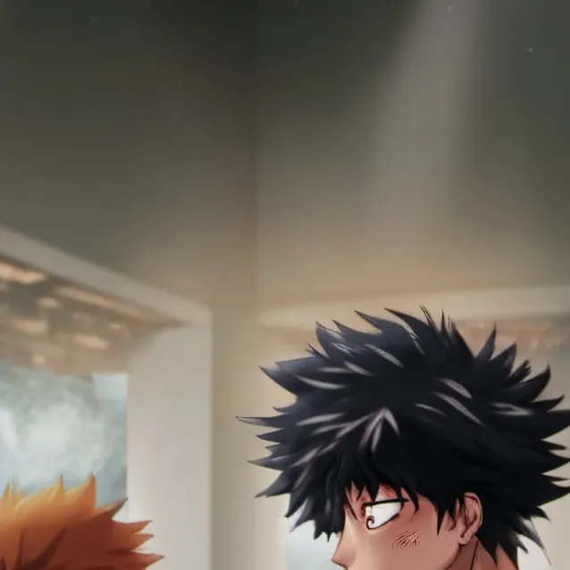 chat with ai character: Deku and Bakugou 