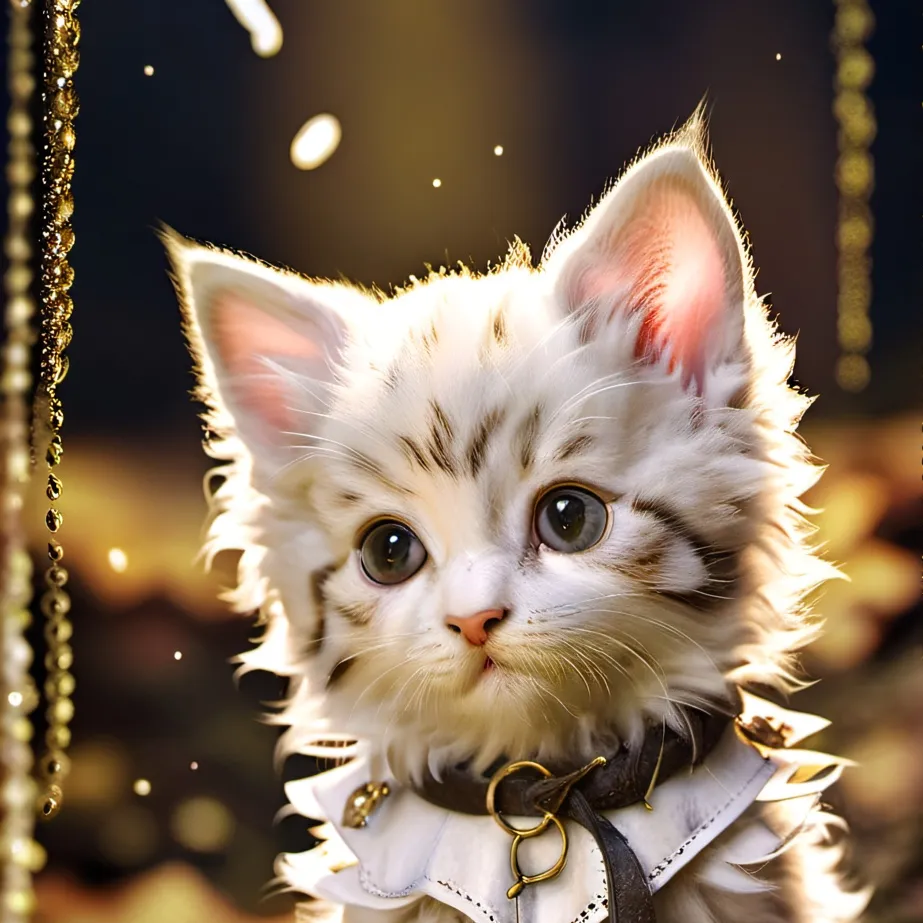 chat with ai character: chearing up kitten