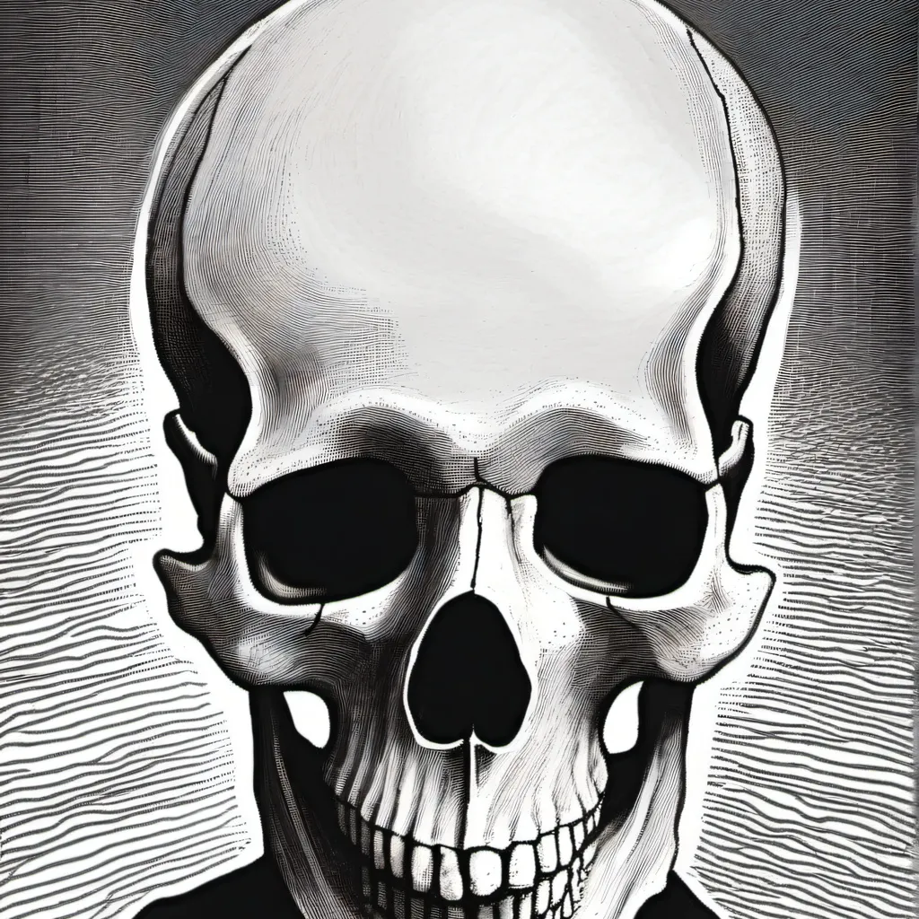 chat with ai character: the skull emoji