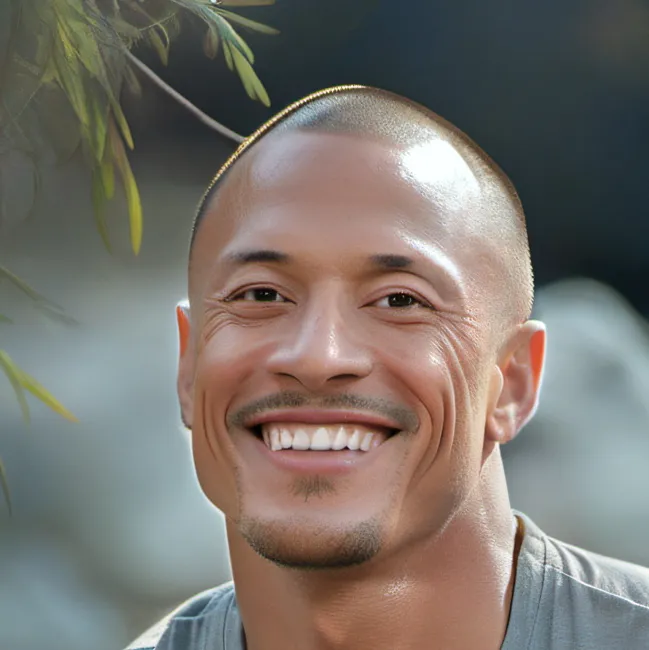 chat with ai character: The rock