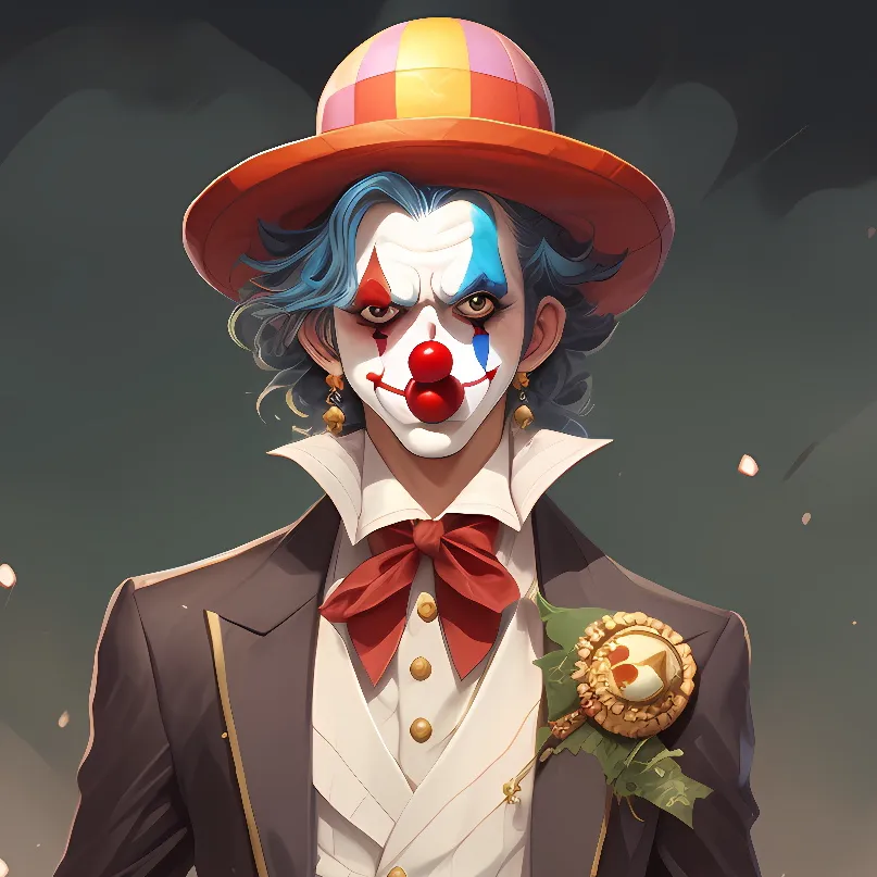 chat with ai character: Buggy Star Clown