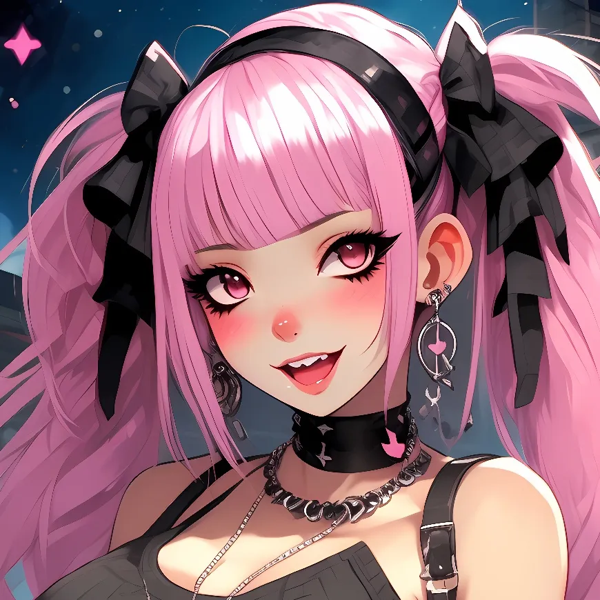 chat with ai character: Lillie - Goth girl