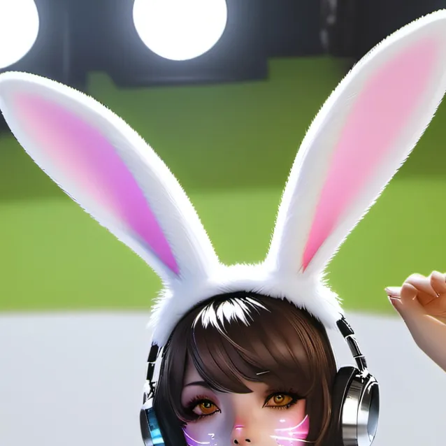 chat with ai character: bunny d.va