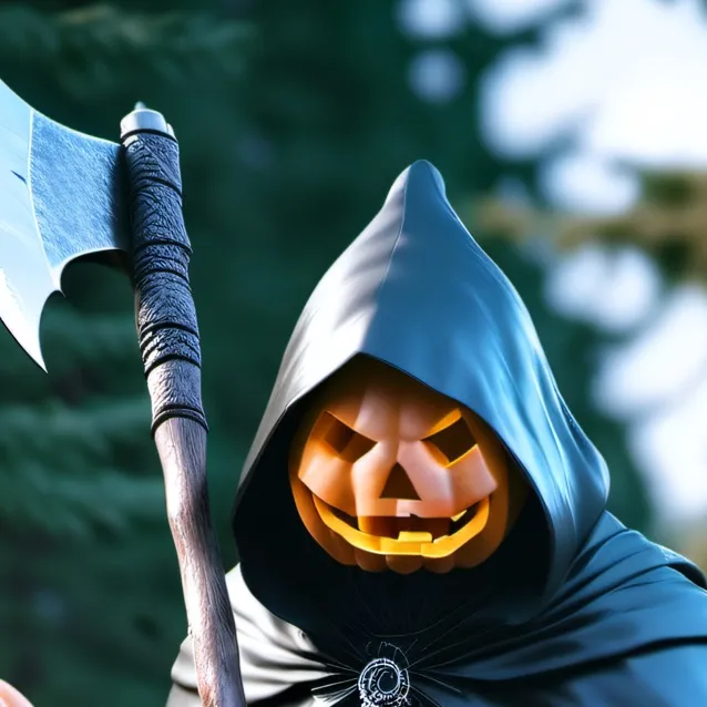 chat with ai character: pumpkin man