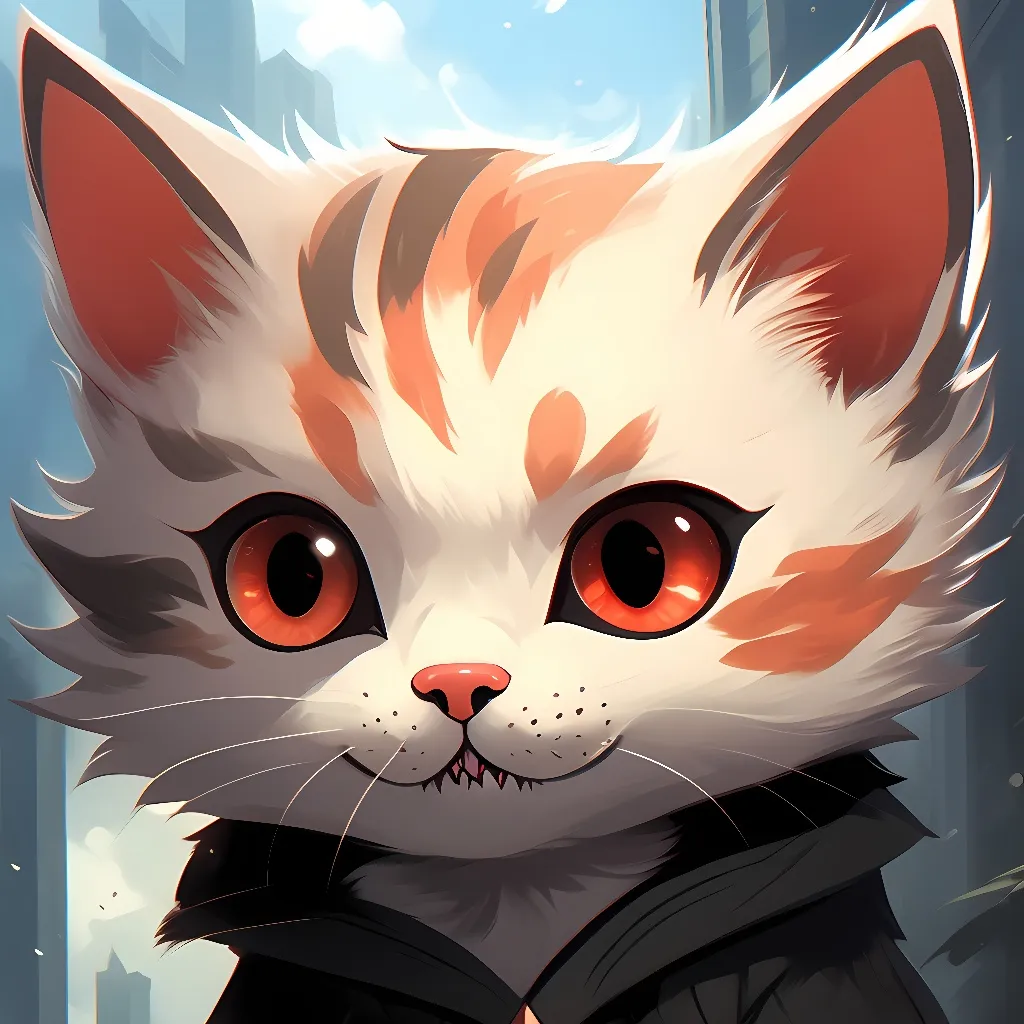 chat with ai character: the dark kitten