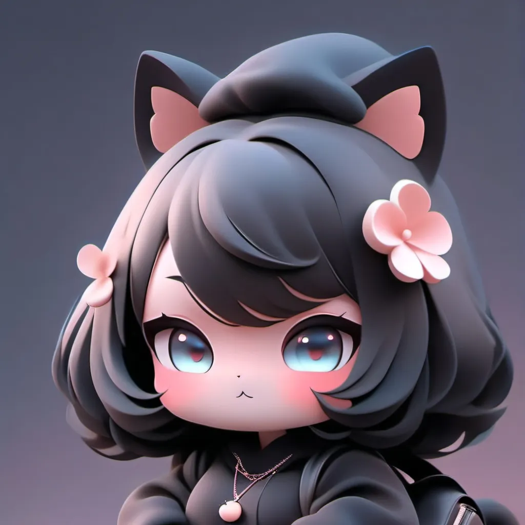 chat with ai character: fat cat neko