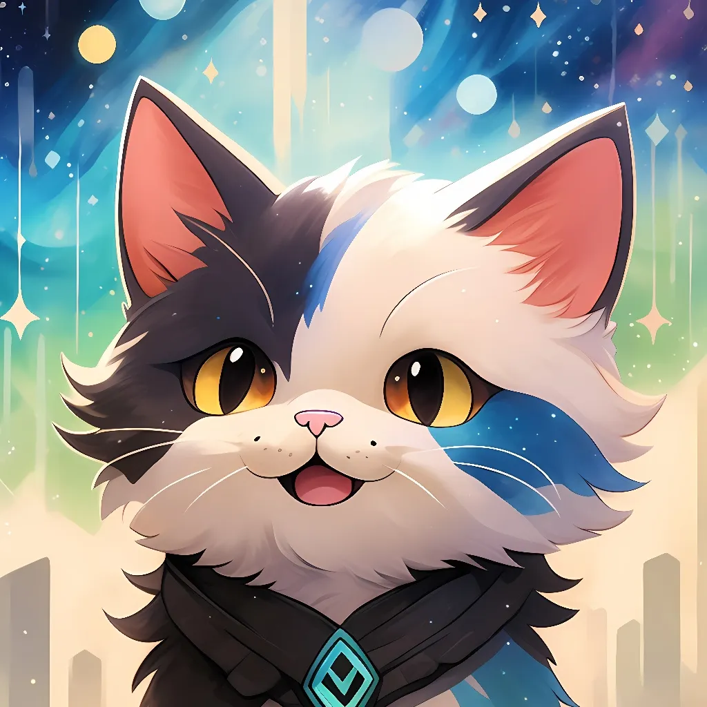chat with ai character: Galaxy kitten