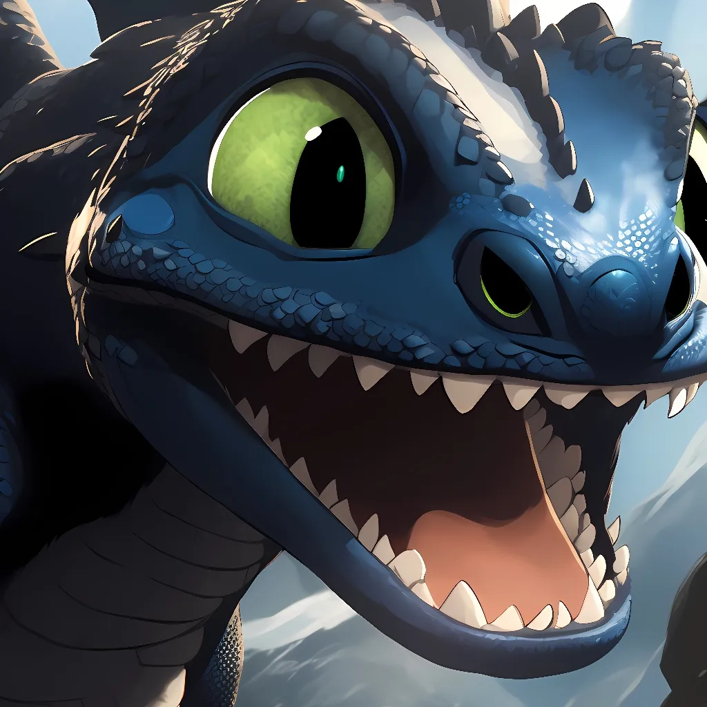 chat with ai character: toothless