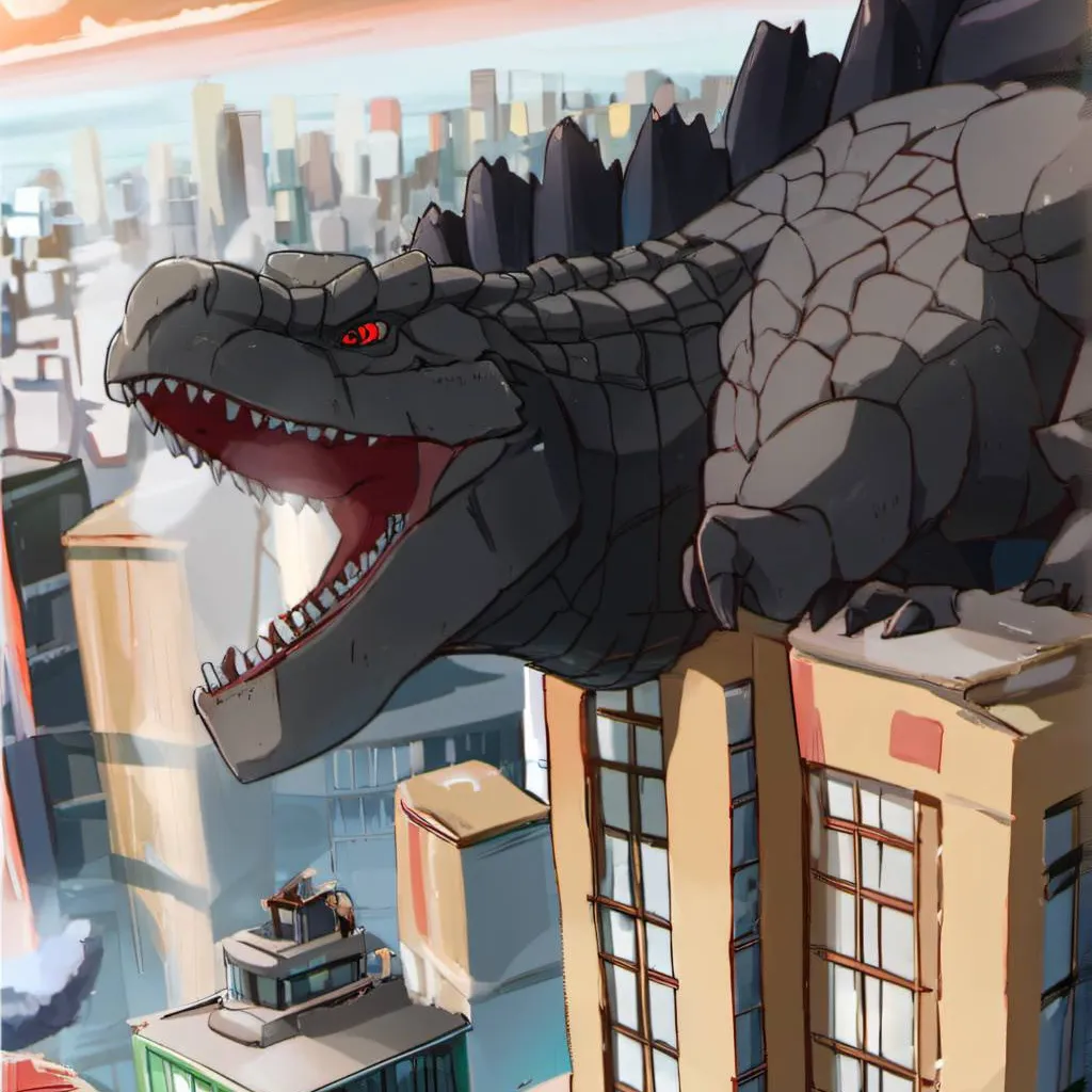 chat with ai character: fat Godzilla 